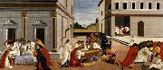 BOTTICELLI, Sandro Three Miracles of St Zenobius oil painting reproduction